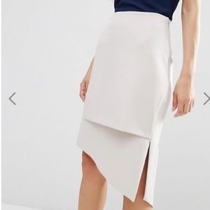 ASOS Premium Asymmetric Pencil Skirt